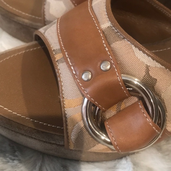 Like New  Coach Wedge - Picture 4 of 4